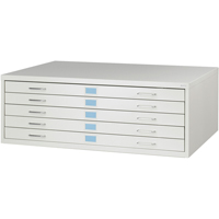 Classeurs pour classement &agrave; plat Facil, 5 Tiroirs, 46" la x 32" p x 16-3/8" h Stor-it Systems