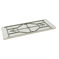 Table pliante, Rectangulaire, 72" l x 30" la, Poly&eacute;thyl&egrave;ne, Blanc Stor-it Systems