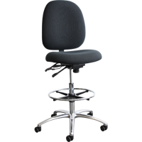 Chaises D.E.S. (dissipation &eacute;lectrostatique) Shoptech, Tissu, Bleu, Capacit&eacute; 275 lb Stor-it Systems