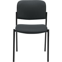 Armless Stacking Chairs, Fabric, 32" High, 300 lbs. Capacity, Charcoal OP320 | Stor-it Systems