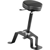 TA 200™ Ergonomic Sit/Stand Chair, Vinyl, Black OP455 | Stor-it Systems
