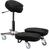 VEGA Welding Grade Ergonomic Chair, Suede, Black, 300 lbs. Capacity OP509 | Stor-it Systems