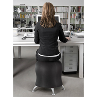 Zenergy™ Ball Chair, Vinyl, Black, 250 lbs. Capacity OP696 | Stor-it Systems