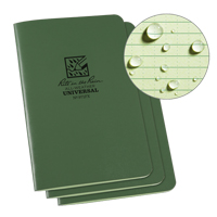 Notebook, Soft Cover, Green, 48 Pages, 4-5/8" W x 7" L Stor-it Systems