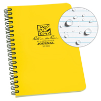Side-Spiral Notebook, Soft Cover, Yellow, 64 Pages, 4-5/8" W x 7" L OQ545 | Stor-it Systems