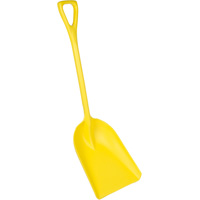 Food Processing Shovel, 13" x 17" Blade, 42-1/2" Length, Plastic, Yellow OQ649 | Stor-it Systems