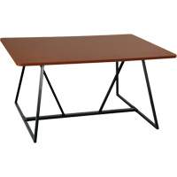 Oasis™ Sitting Teaming Table, 48" L x 60" W x 29" H, Cherry OQ701 | Stor-it Systems