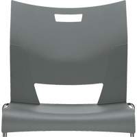 Duet™ Armless Training Chair, Plastic, 33-1/4" High, 350 lbs. Capacity, Grey OQ780 | Stor-it Systems