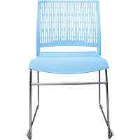Activ™ Series Stacking Chairs, Polypropylene, 32-3/8" High, 275 lbs. Capacity, Blue OQ956 | Stor-it Systems