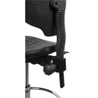 Heavy-Duty Ergonomic Stool, Mobile, Adjustable, 39" - 48", Polyurethane Seat, Black OR330 | Stor-it Systems