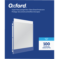 Oxford<sup>®</sup> Heavyweight Non-Glare Sheet Protectors OR340 | Stor-it Systems