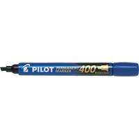 Marqueur permanent 400, Bleu, Pointe Ciseau Stor-it Systems