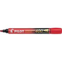 400 Permanent Marker, Chisel, Red OR429 | Stor-it Systems