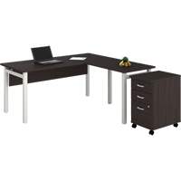 Newland "L" Shaped Desk with Pedestal OR447 | Stor-it Systems
