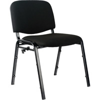 Chaises empilables, Tissu, Hauteur 32", Capacit&eacute; 250 lb, Noir Stor-it Systems