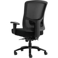 Chaise &agrave; dossier haut avec m&eacute;canisme &agrave; basculement synchronis&eacute; robuste Raven 400, Mailles, Noir, Capacit&eacute; 400 lb Stor-it Systems