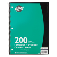 1 Subject Spiral Notebook OTF621 | Stor-it Systems