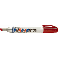 Marqueurs Dura-Ink<sup>MD</sup> - no 25 à pointe en feutre, Ciseau, Rouge PA405 | Stor-it Systems