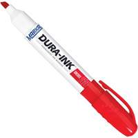 Marqueur Dura-Ink no 55, Rouge, Pointe Ciseau Stor-it Systems