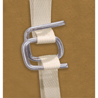 Seals & Buckles for Polypropylene Strapping, HD Steel Wire, Fits Strap Width 1/2" PA502 | Stor-it Systems