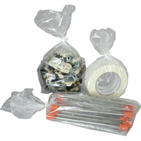 Poly Bags, Open Top, 12" x 5", 1 mils PA913 | Stor-it Systems