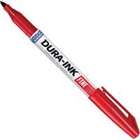 Marqueurs Dura-Ink - no 15, Rouge, Pointe Fin Stor-it Systems