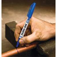 Marqueurs Dura-Ink - no 15, Bleu, Pointe Fin Stor-it Systems