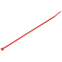 Intermediate Cable Ties, 8" Long, 40 lbs. Tensile Strength, Red XI976 | Stor-it Systems