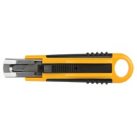 Self-Retracting Knife ATK1000, 18 mm, Carbon Steel, Plastic Handle Stor-it Systems