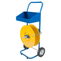 Strapping Dispenser, Polyester/Polypropylene Straps, 8" Core Dia., 8" Roll Width Stor-it Systems