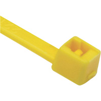 T Series Cable Ties, 8" Long, 50 lbs. Tensile Strength, Yellow PG628 | Stor-it Systems