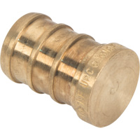 Lead-Free Pipe Plug, Pipe, 1/2" Dia., Brass Stor-it Systems