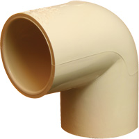 Flowguard Gold&reg; 90° Elbow Fitting, Standard, CPVC, 3/4" x 1/2" Stor-it Systems