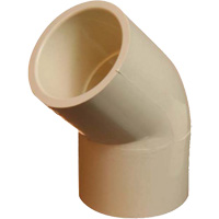 Flowguard Gold&reg; 45° Elbow Fitting, Standard, CPVC, 1/2" Stor-it Systems