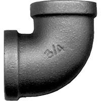 Coude femelle 90° pour tuyau, FPT, Acier, 1-1/2" Stor-it Systems