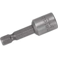 Nutsetter, 5/16" Tip, 1/4" Drive, 1-5/8" L, Magnetic QR568 | Stor-it Systems