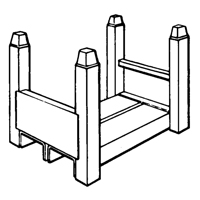 Supports empilables mobiles, 15" la x 22" p, Capacit&eacute; de 5600 lb Stor-it Systems