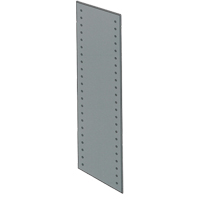 Slotted Angle End Panel, 84" H, 18" D, Galvanized Steel Stor-it Systems