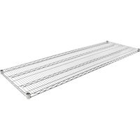 Standard-Duty Chromate Wire Shelf, 72" W x 24" D, 400 lbs. Capacity RN528 | Stor-it Systems