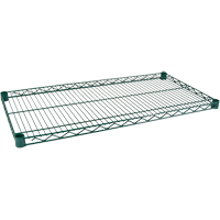 Shelf for Heavy-Duty Green Epoxy Finish Wire Shelving, 60" W x 24" D, 600 lbs. Capacity RL628 | Stor-it Systems
