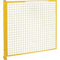 Mesh Style Perimeter Guard, 4' H x 4' W, Yellow RL849 | Stor-it Systems
