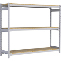 Wide Span Record Storage Shelving, Steel, 3 Shelves, 72" W x 18" D x 60" H Stor-it Systems