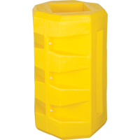 Column Protectors, 6-1/4" x 6-1/4" Inside Opening, 23-1/2" L x 23-1/2" W x 39-1/2" H, Yellow Stor-it Systems
