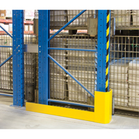 Racking Aisle Protectors, 3" W x 50" L x 16" H, Safety Yellow Stor-it Systems