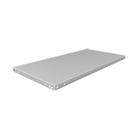 Slotted Angle Shelf, Galvanized Steel, 48" W x 18" D RN159 | Stor-it Systems