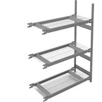 Wide Span Storage Shelving, Steel, Boltless, 1340 lbs. Capacity, 42" W x 60" H x 18" D RN585 | Stor-it Systems