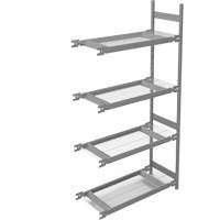 Wide Span Storage Shelving, Steel, Boltless, 1340 lbs. Capacity, 42" W x 84" H x 18" D RN587 | Stor-it Systems
