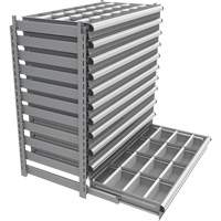 Cabinet d'entreposage à tiroirs intégré Interlok RN762 | Stor-it Systems