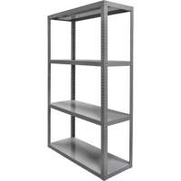 Heavy-Duty Shelving, Steel, Bolted, 3000 lbs. Capacity, 36" W x 72" H x 18" D Stor-it Systems