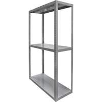 Heavy-Duty Shelving, Steel, Bolted, 3000 lbs. Capacity, 36" W x 72" H x 18" D Stor-it Systems